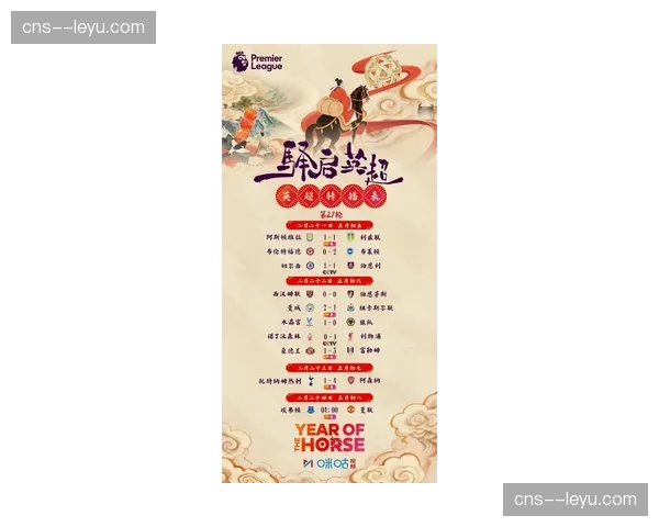 英超第27轮赛程公布,阿森纳客战热刺成争冠关键战役 英超第27轮赛程公布,阿森纳客战热刺成争冠关键战役